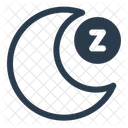 Sleeping Moon Lunar Dreams Moonlit Nights Icon