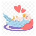 Sleeping Parrot  Icon