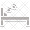 Bed Bedroom Sleeping Icon