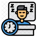Sleeping Sleep Time Management Icon