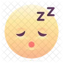 Sleepy Emoji Smiley Icon