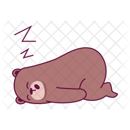 Sleepy Bear Icon