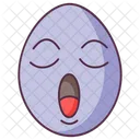 Edible Sleepy Egg Egg Shell Icon