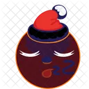 Sleepy Emoji Expression Smiley Icon