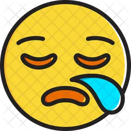 Sleepy face Emoji Icon