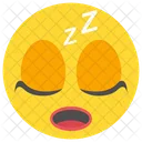 Sleeping Face Emoji Snoring Icon