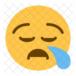 Sleepy Face Emoji  Icon