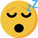 Sleepy Face Emoticon Emoji Icon