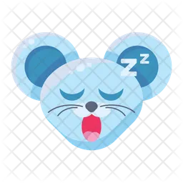 Sleepy Mouse Emoji Icon