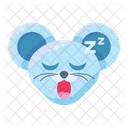 Sleepy Mouse Sleeping Emoji Icon