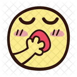 Sleepy Yawn Face Emoji Icon