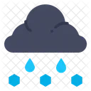 Sleet Cloud Raindrop Icon
