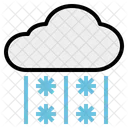 Sleet Cloud Freezing Icon
