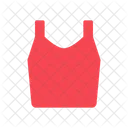 Sleeveless crop top for girls  Icon