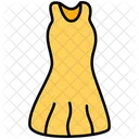 Sleeveless Dress Dress Sleeveless Icon