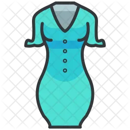 Sleeves dress  Icon