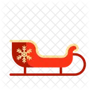 Sleigh Christmas Sledge Icon