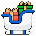 Sleigh Gifts Sleigh Presents Senta Sleigh Icon