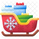 Sleigh Christmas Sledge Icon