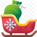 Sleigh Christmas Sledge Icon