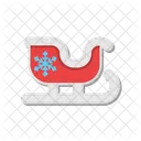 Sleigh Christmas Sledge Icon