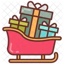 Sleigh Toys Gifts Icon