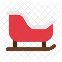 Sleigh Rides Santa Claus Christmas Icon