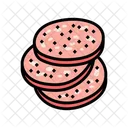 Slice Sausage Meat Icon