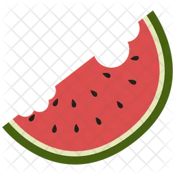 Slice bite watermelon  Icon