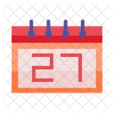 Slice Calendar Date Icon