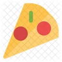 슬라이스 피자 피자 음식 아이콘