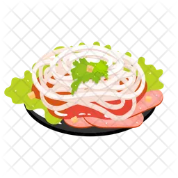 Sliced Pork With Sweet Onions  Icon