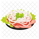 Sliced Pork With Sweet Onions  Icône