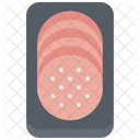 Sliced Sausage Butcher Icon