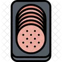 Sliced Sausage Sausage Food Icon