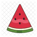 Sliced Watermelon Summer Cut Icon