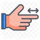 Slide Hand Finger Icon