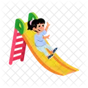 Slide Kids Character Icon