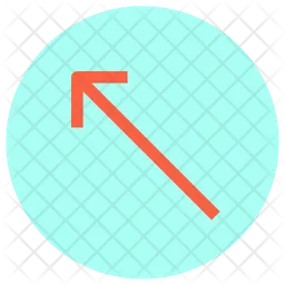 Slide-arrow-left-up  Icon