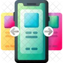 Slide Gesture Hand Icon