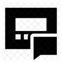 Slide Presentation Template Icon