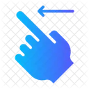 Slide Left Hands Gestures Icon
