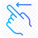 Slide Left Hands Gestures Icon