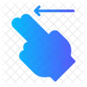 Slide Left Hands Gestures Icon