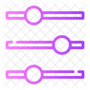 Sliders Customize Configure Icon