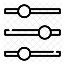 Sliders Customize Configure Icon
