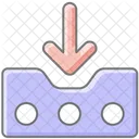 Slideshow Awesome Lineal Color Icon 아이콘