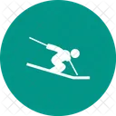 Sliding Ski Icon