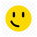 Slight Smile Face Icon