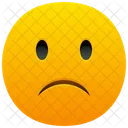 Slightly Frowning Face  Icon